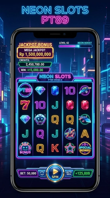 Tampilan aplikasi pt89 yang mudah diakses dan navigasi.